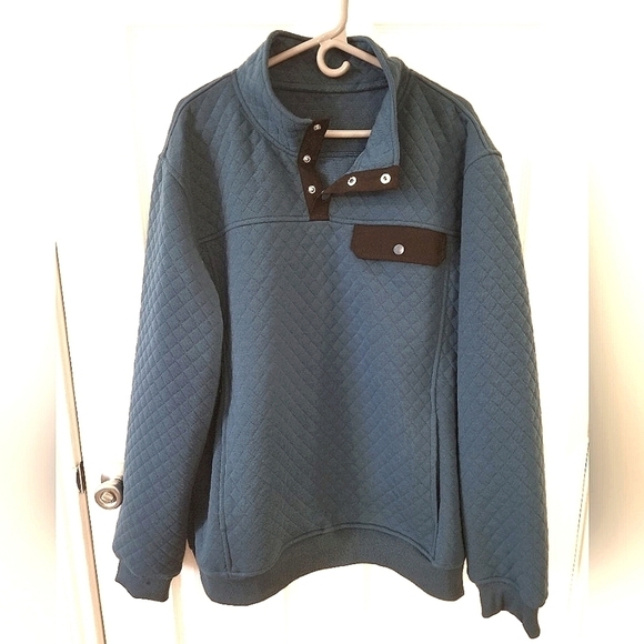 Teal Winter Pullover - Picture 1 of 3